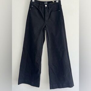Maeve Anthropologie Black Flare Jeans Size 26
